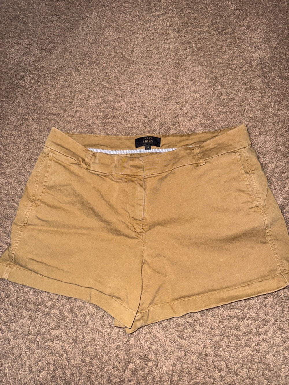 J. Crew Khaki Chino Bermuda Shorts